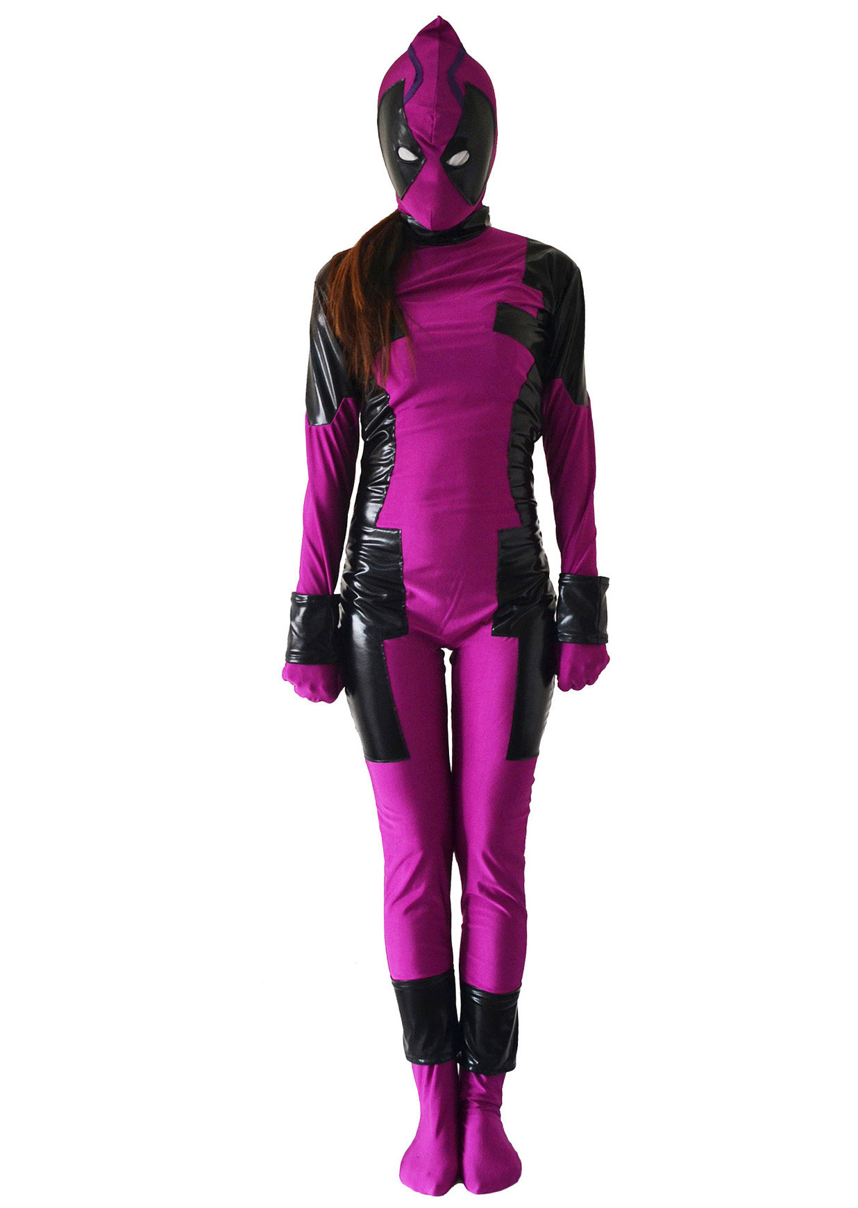 Fuchsia Lady Deadpool Superhero Costume